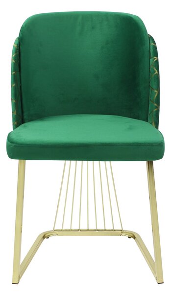 Scaun Ilona Verde Gold