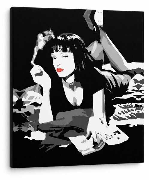 Tablou POP ART pictat manual PULP FICTION 1 buc pulp6 - 50x50 cm