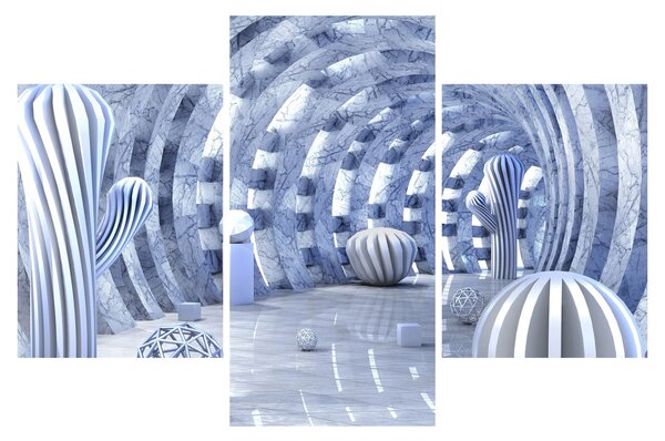 Tablou - 3D Abstract (90x60 cm)