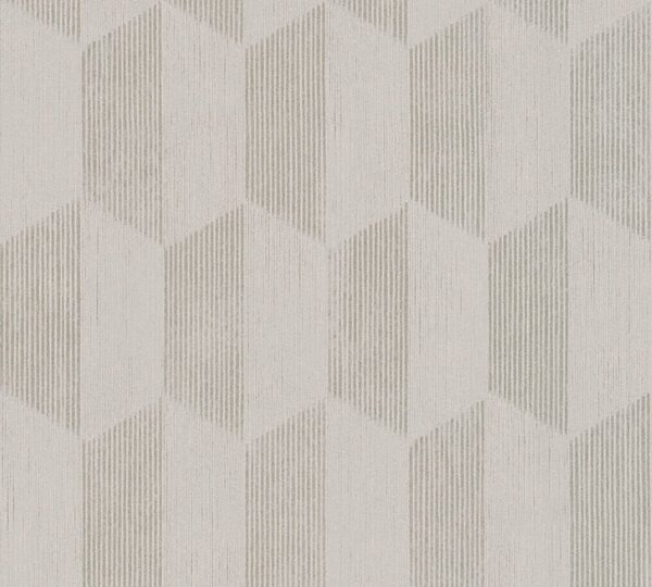Tapet vlies pentru perete geo effect 38592-2
