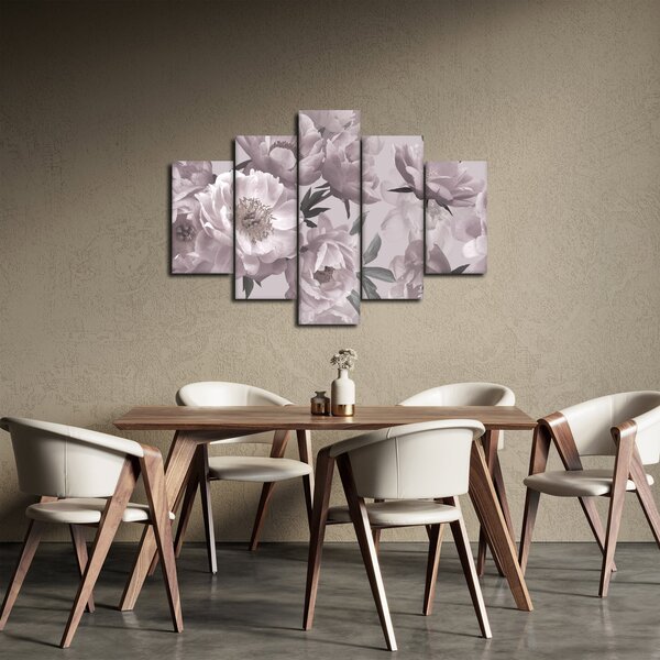 Tablou - Vintage bujorii (150x105 cm)