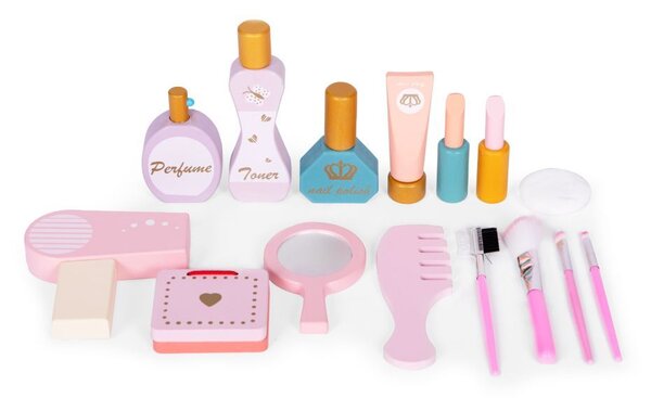 Masă cosmetică pentru copii cu accesorii pentru micile frumuseți
