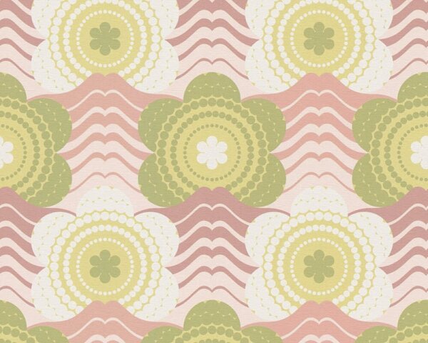 Tapet vlies pentru perete retro chic 39539-1