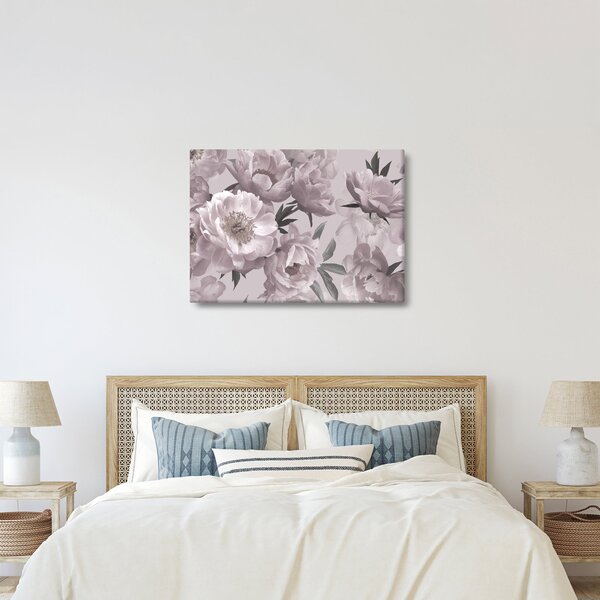 Tablou - Vintage bujorii (70x50 cm)