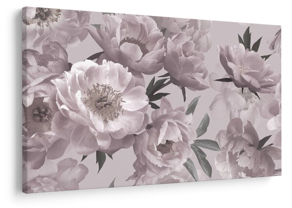 Tablou - Vintage bujorii (90x60 cm)