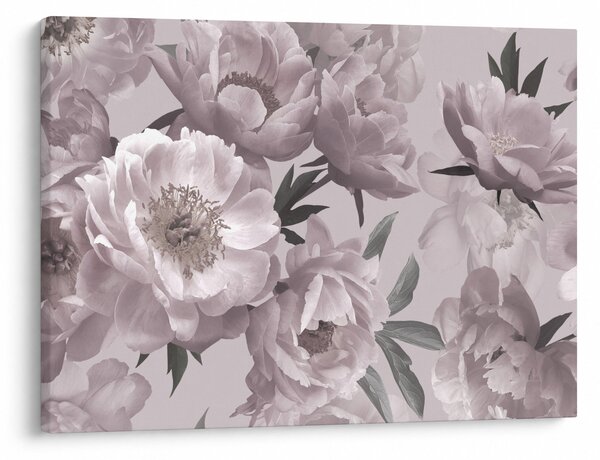 Tablou - Vintage bujorii (70x50 cm)