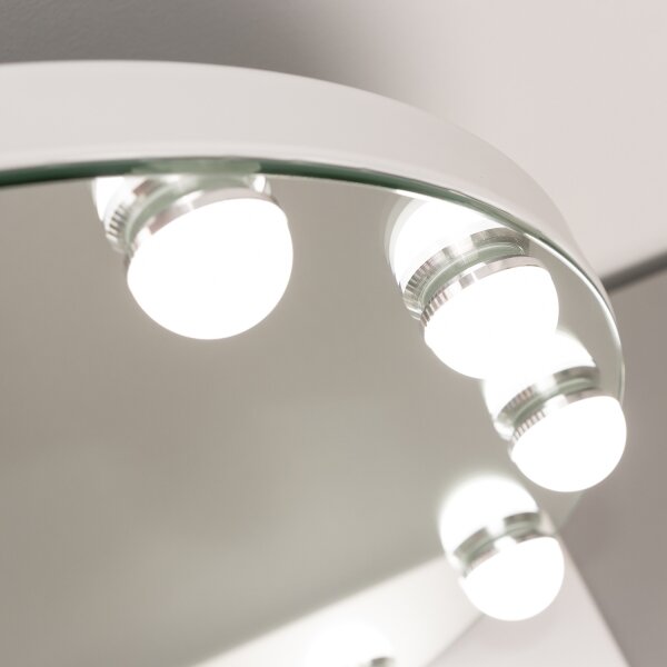 Oglindă LED dimabilă pentru machiaj Brilagi HOLLYWOOD LED/12W/230V 3000/4000/6500K