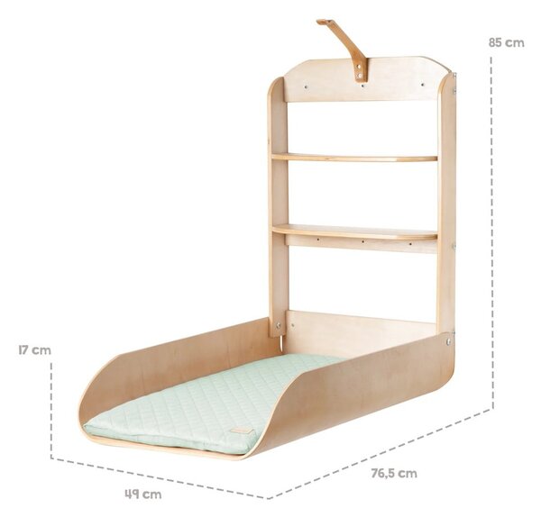 Masă de schimbat scutece suspendată natural Roba style - Roba