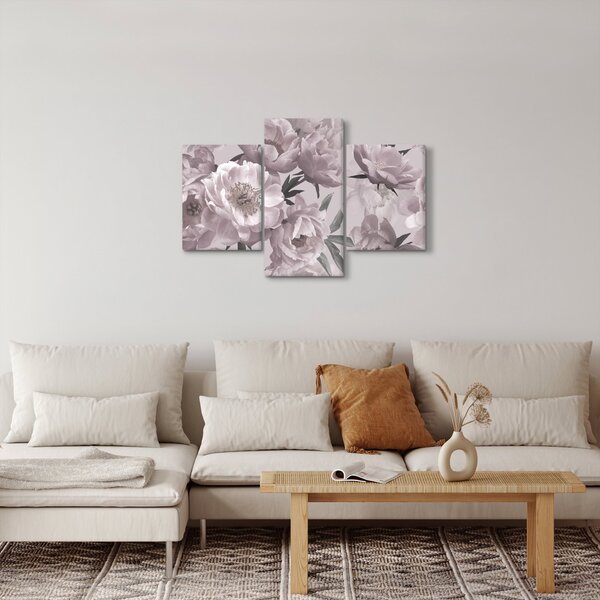 Tablou - Vintage bujorii (90x60 cm)