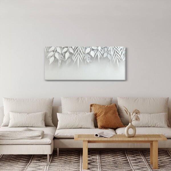 Tablou - Frunze de plasitic (120x50 cm)