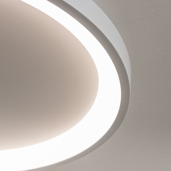Brilagi - Plafonieră LED dimabilă FALCON SLIM, 42 W, 230 V, diametru 50 cm, albă + telecomandă