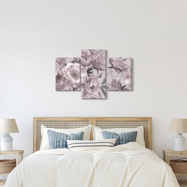 Tablou - Vintage bujorii (90x60 cm)