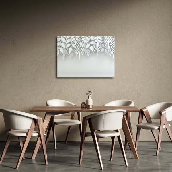 Tablou - Frunze de plasitic (70x50 cm)