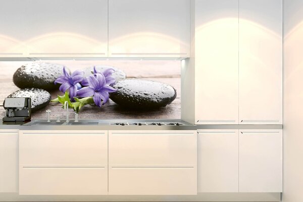 Fototapet pentru bucătărie - pietre vulcanice 180 x 60 cm