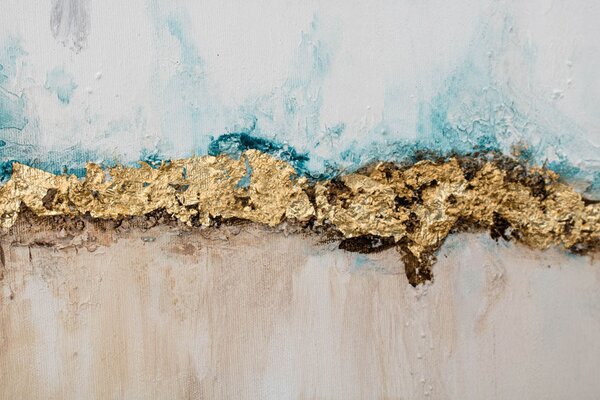 Tablou de perete pictat ABSTRACT 1 parte - 100x80 cm