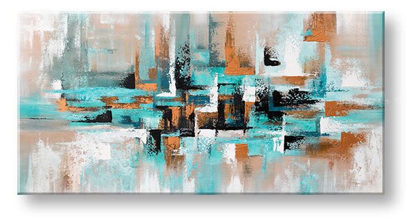 Tablou de perete pictat ABSTRACT 1 parte - 120x60 cm