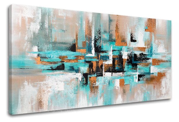 Tablou de perete pictat ABSTRACT 1 parte - 120x60 cm