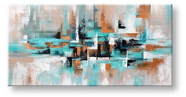 Tablou de perete pictat ABSTRACT 1 parte - 120x60 cm