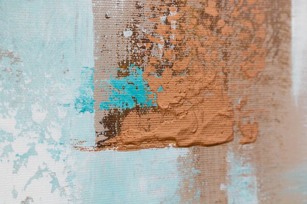 Tablou de perete pictat ABSTRACT 1 parte - 120x60 cm