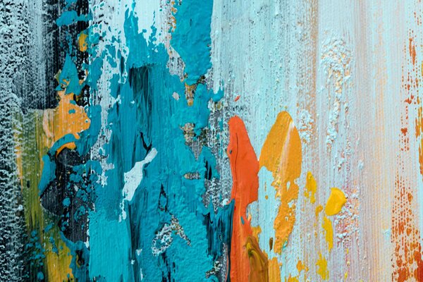 Tablou de perete pictat ABSTRACT 1 parte - 60x90 cm