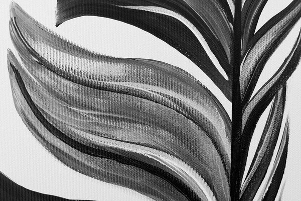 Tablou de perete pictat PIERCE 1 parte - 70x100 cm