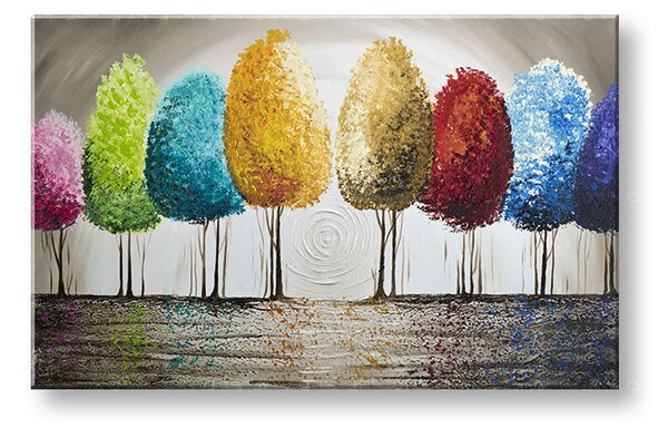 Tablou de perete pictat COPACI 1 parte - 120x80 cm