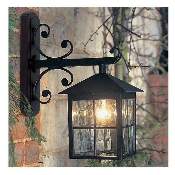Aplică de exterior WINCHESTER 1xE27/100W/230V IP43 Elstead BL19-BLACK