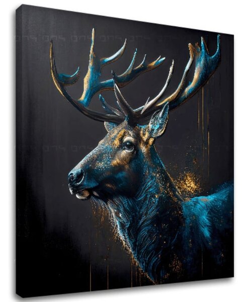 Pictură decorativă pe pânză - PREMIUM ART - Peaceful Forest Guardian - 80x80 cm