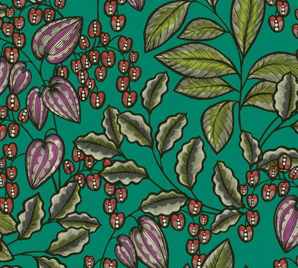 Tapet vlies pentru perete ap floral impression 37754-7