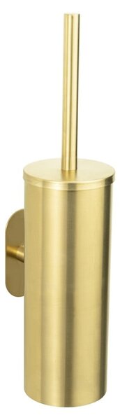 Perie de WC aurie autoadezivă din oțel inoxidabil Orea Gold – Wenko