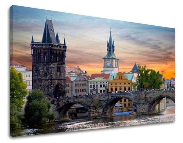 Tablou de perete ORAȘ PRAGUE - 20x30 cm