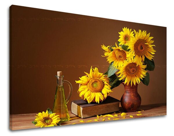 Tablou de perete FLORI SUNflowers - 20x30 cm