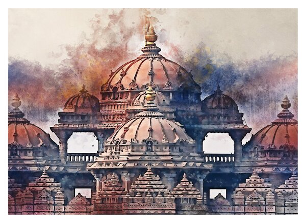 Tablou - Akshardham, New Delhi, India (70x50 cm)