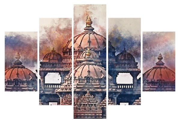 Tablou - Akshardham, New Delhi, India (150x105 cm)