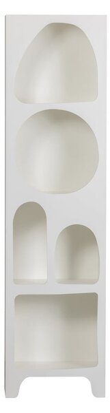 Bibliotecă albă 48x180 cm Caz – WOOOD
