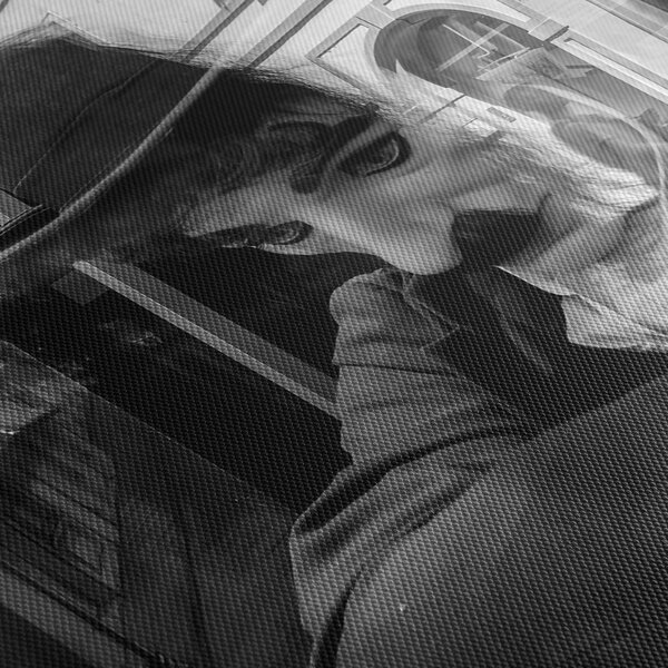 Tablou - Charles Chaplin la Praga (90x60 cm)