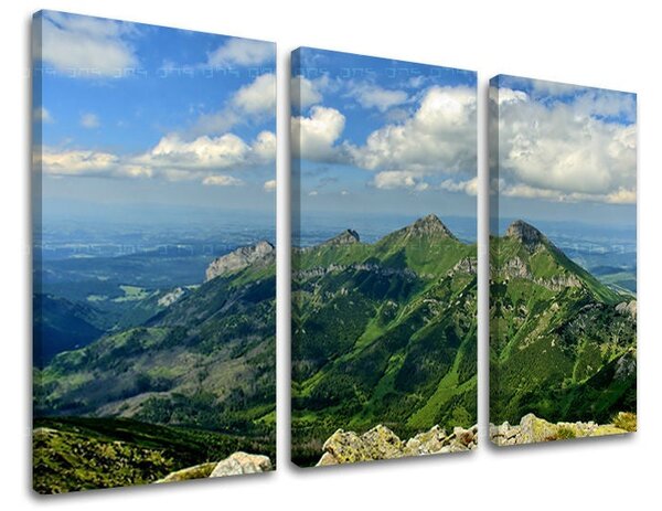 Tablou de perete în 3 părți SLOVACIA / TATRY - 60x40 cm