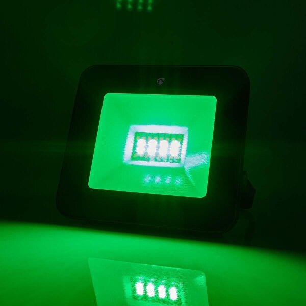 Nedis WIFILOFC20FBK-LED Proiector LED SmartLife RGBW, 20W, 230V, Wi-Fi, IP65
