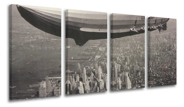 Tablou de perete în 4 părți ORAȘ / NEW YORK - 80x40 cm
