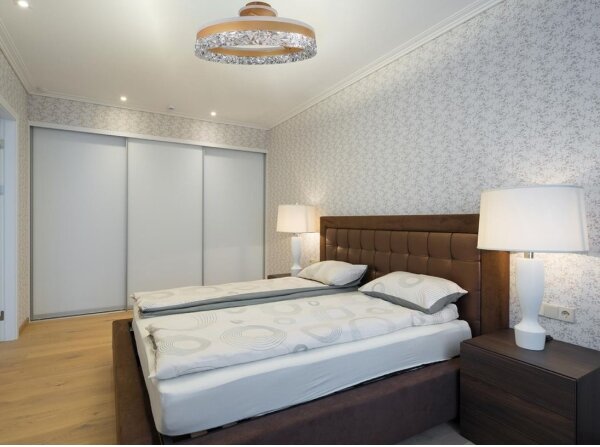 Lustră LED dimabilă aplicată Brilagi LED/86W/230V 3000-6500K auriu + telecomandă