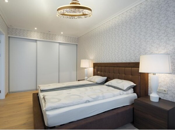 Lustră LED dimabilă aplicată Brilagi LED/86W/230V 3000-6500K auriu + telecomandă