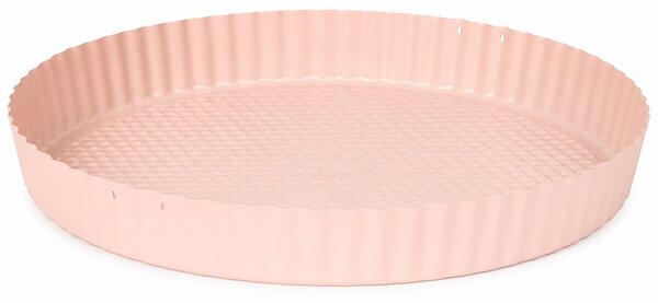 Tava metalica Pufo Cook pentru copt prajituri- ideala pentru torturi, tarte si deserturi perfecte, roz