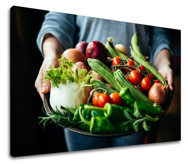Tablou de perete MISA WITH GREENS_085-11 - 20x30 cm