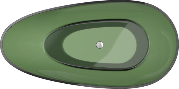 Cadă de baie transparentă independentă Mexen Glass 170 x 85 cm, dop cromat, 58061708502
