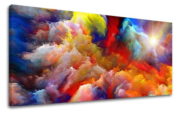 Tablou de perete PANORAMA ABSTRAKT - 30x60 cm