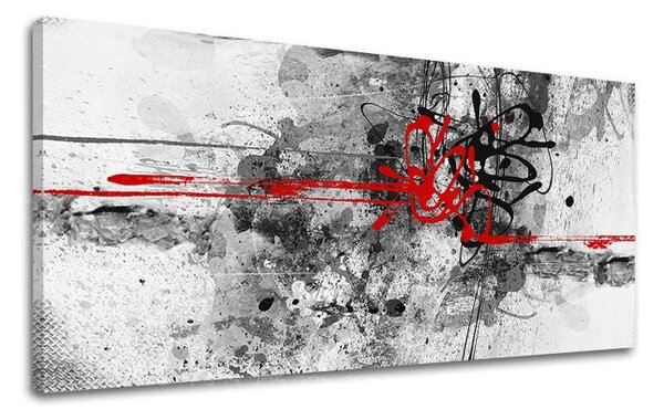 Tablou de perete PANORAMA ABSTRAKT - 30x60 cm