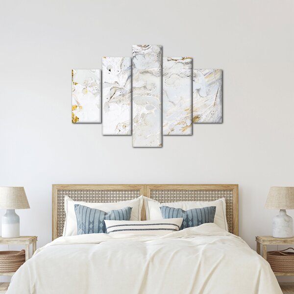 Tablou - Hârtie de ulei cu design de marmură (150x105 cm)