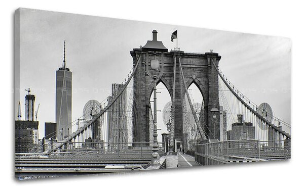 Tablou de perete Panorama ORAȘ / NEW YORK - 30x60 cm