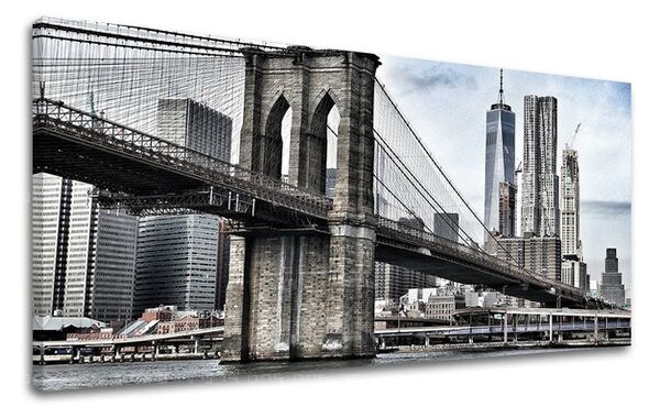 Tablou de perete Panorama ORAȘ / NEW YORK - 30x60 cm