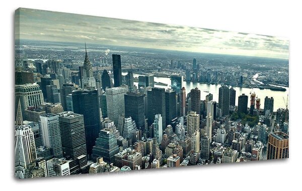 Tablou de perete Panorama ORAȘ / NEW YORK - 30x60 cm